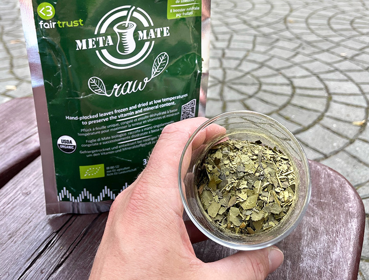 Susz Meta Mate Raw w naczynku glassanto do yerby