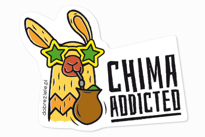 Naklejka Chima Addicted 9x6,8cm